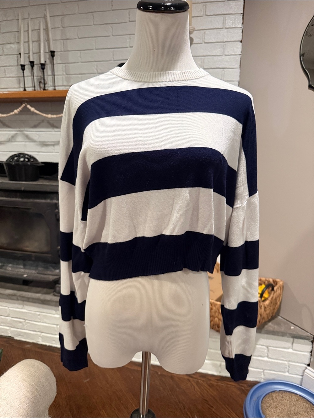 Garage Striped Sweater | Size S